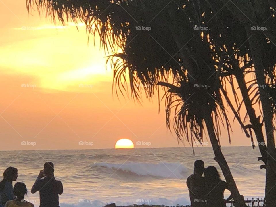 Beautiful sunset from Srilanka