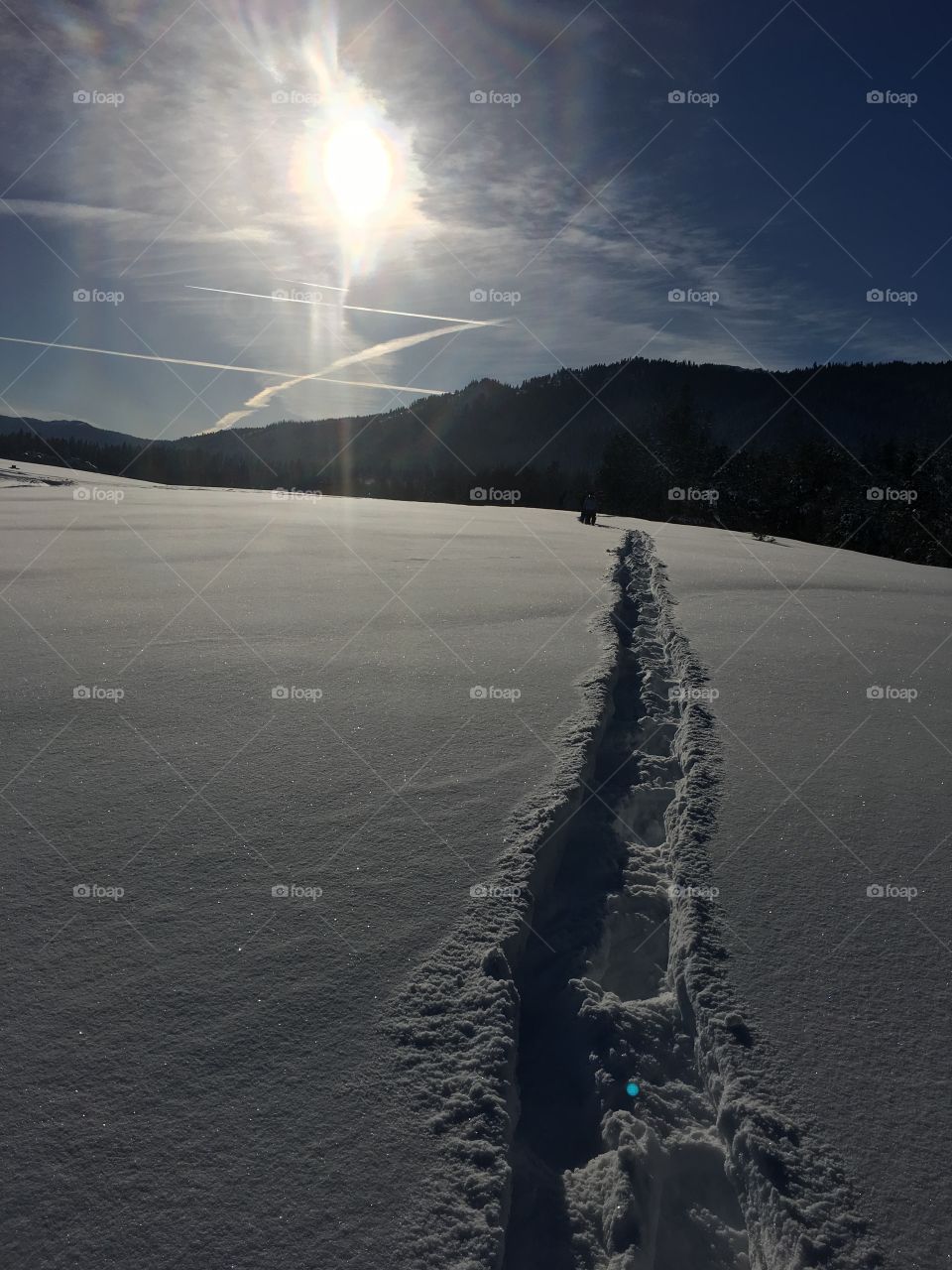 Snowshoeing in Idaho
