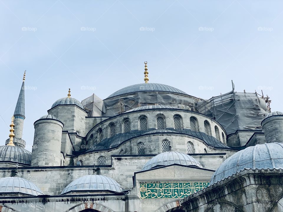 The top of blue mosque!