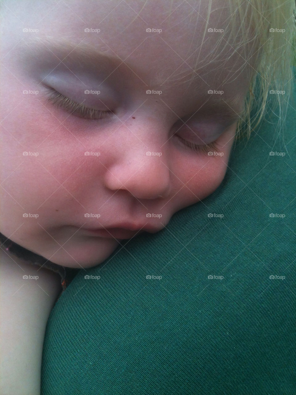 green baby child sleeping by sadie.collins