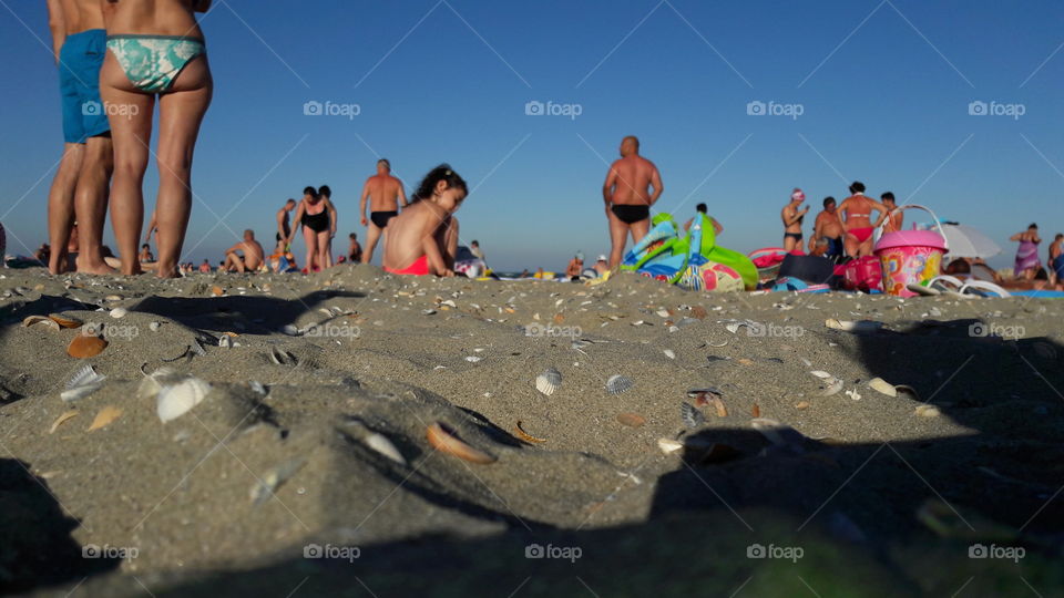 Beach, Water, Seashore, People, Sand