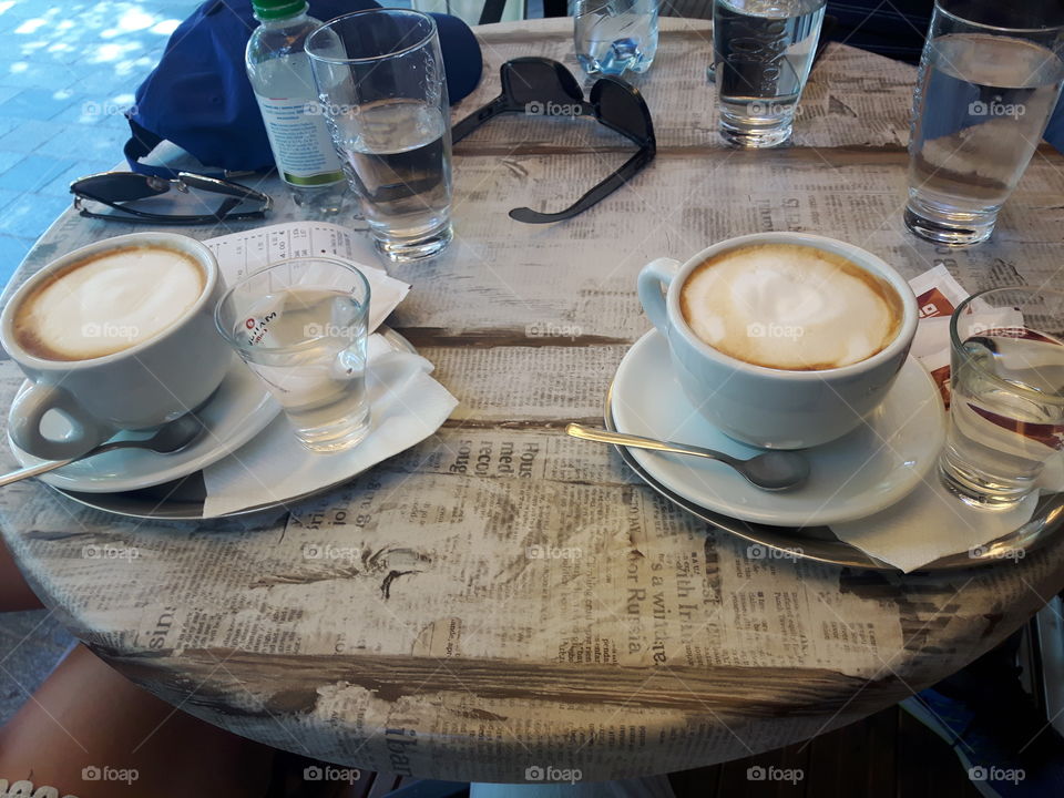 Coffee, Table, Cup, Drink, Breakfast