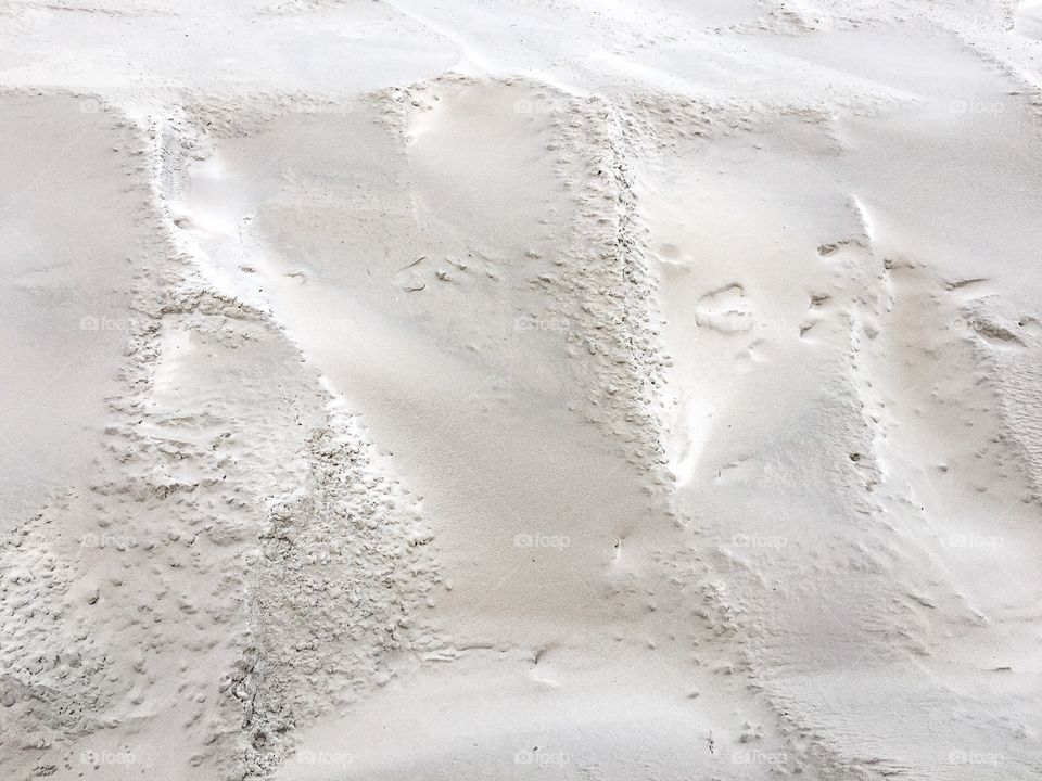 White sand