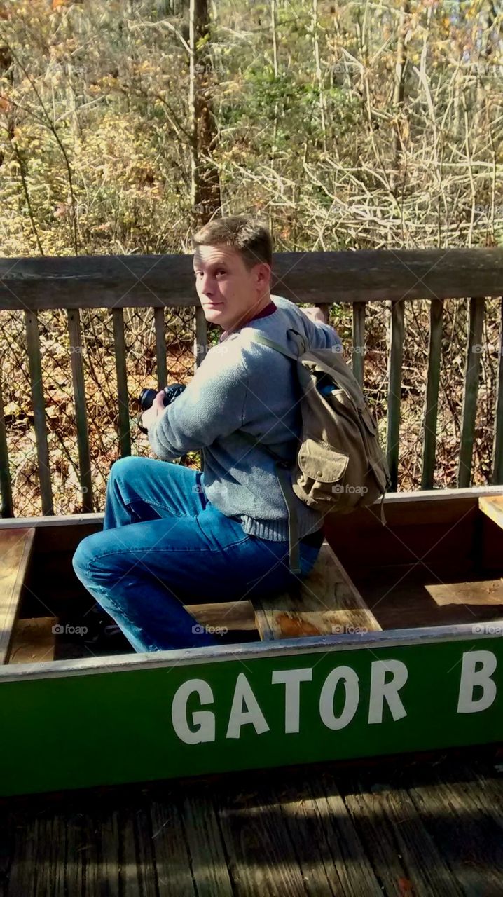 Gator boat , zoo 