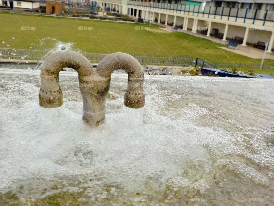 Sutton-On-Sea fountain 