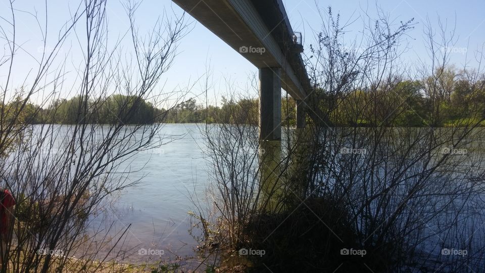 Under the Bridge at the river