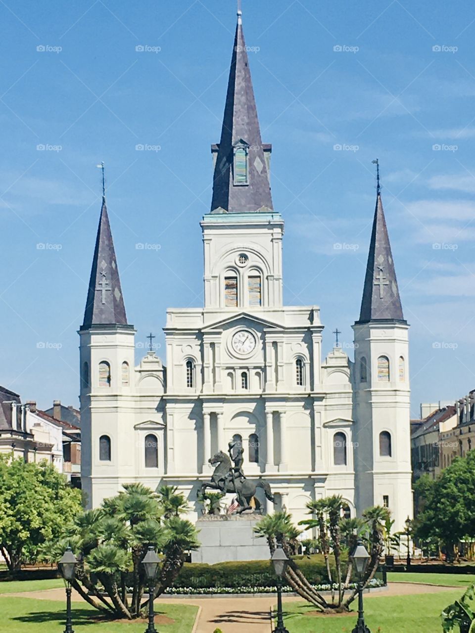 Jackson square in New Orleans 