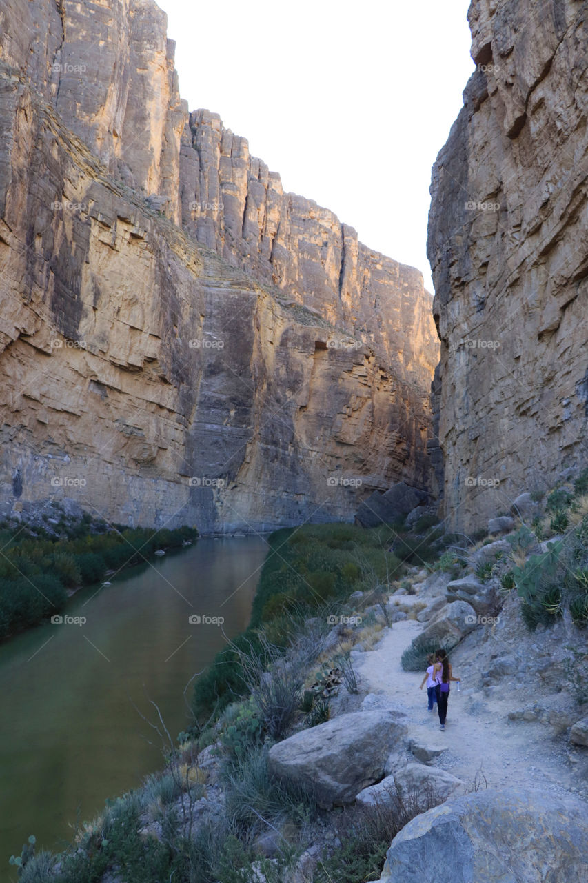 Hike along Rio Grande through Santa Elena Canyon at Big Bend