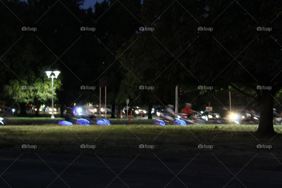 flashing lights bicycle wheels