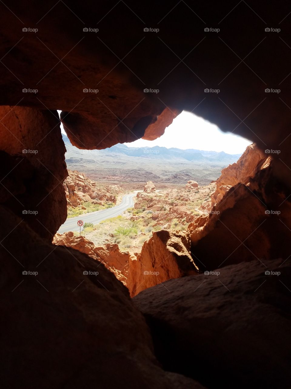 nature seen through rocks