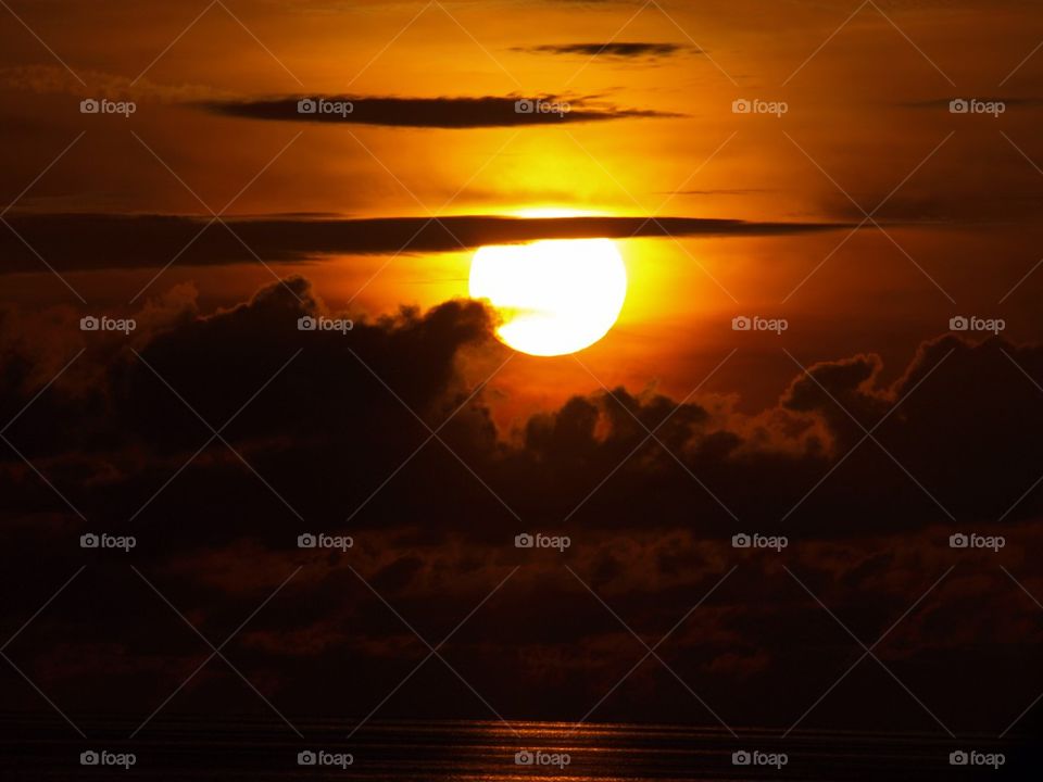 Scenics view of sunset 
