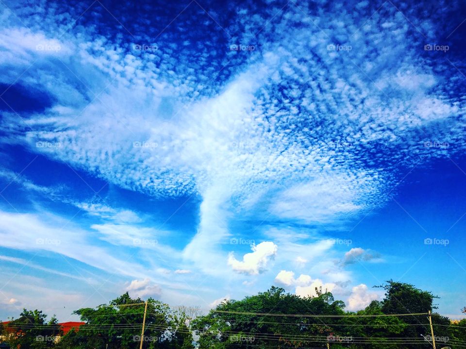 A #Natureza é generosa e brincalhona. O que essas nuvens lembram?
☁️ 
#paisagem
#fotografia
#mobgrafia
#céu
#azul
#pomba
#nature
#entardecer