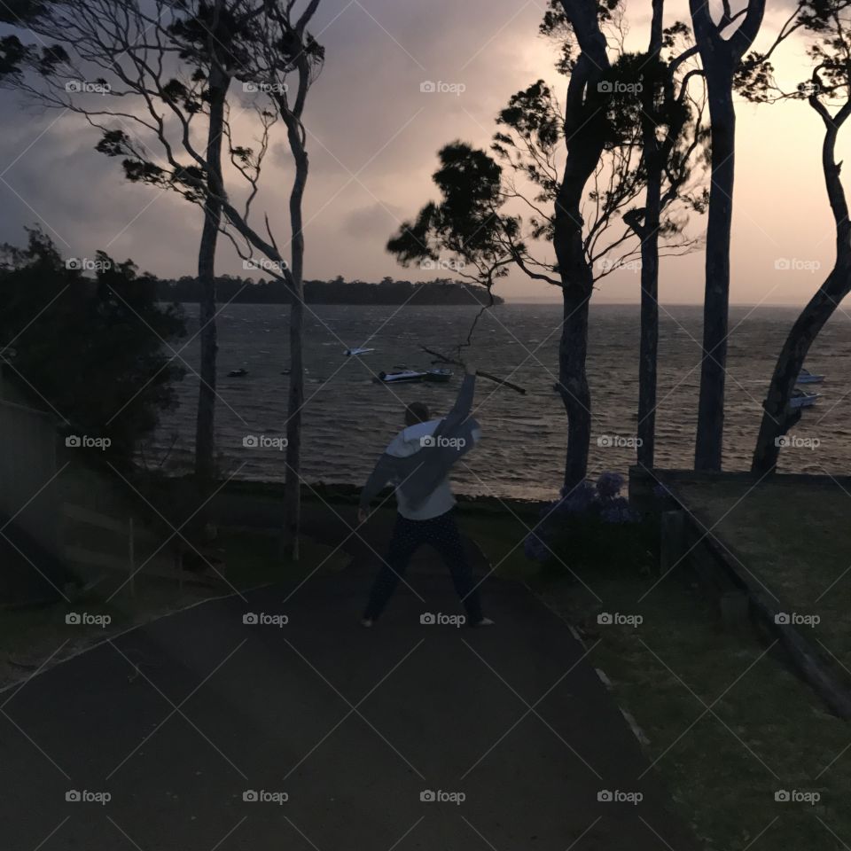 Storms hit - doing the rain dance