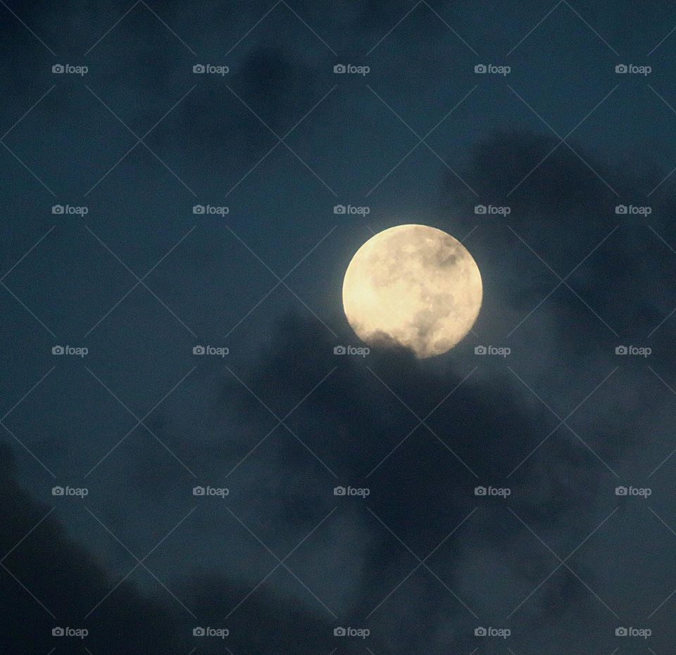 Super Moon in PreDawn Hours