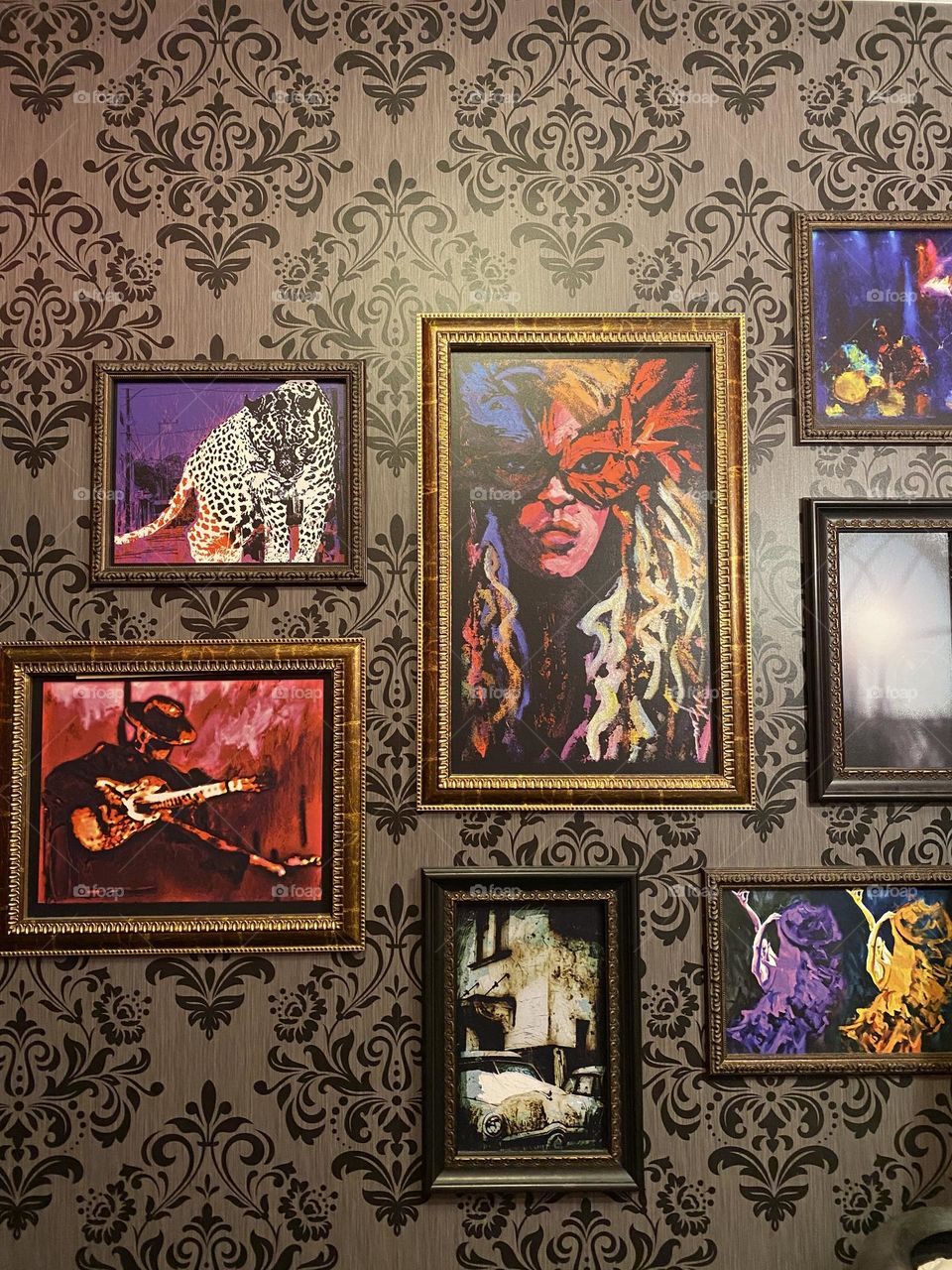 Wall art found at qdoba