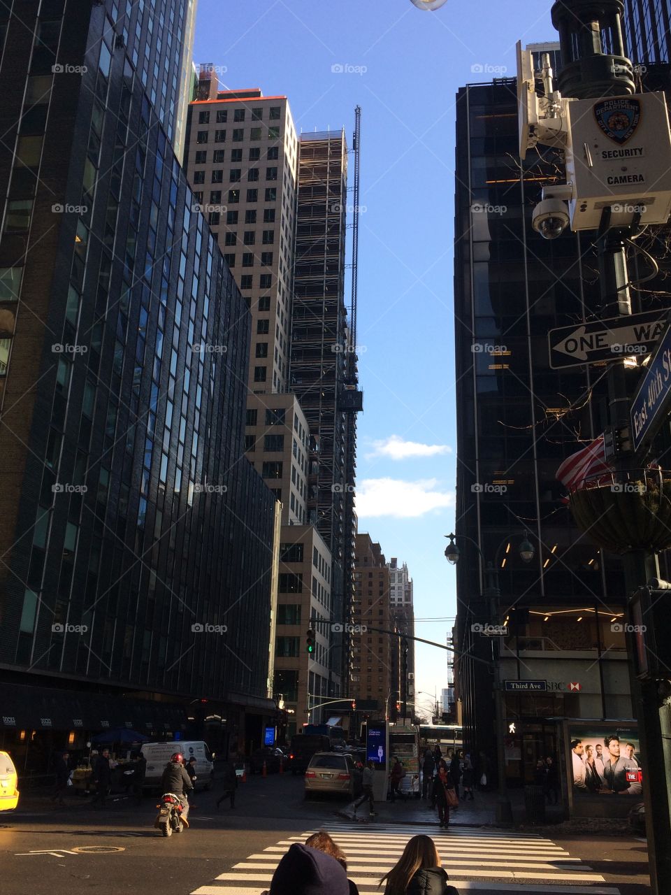 Construction Elevator midtown Manhattan 