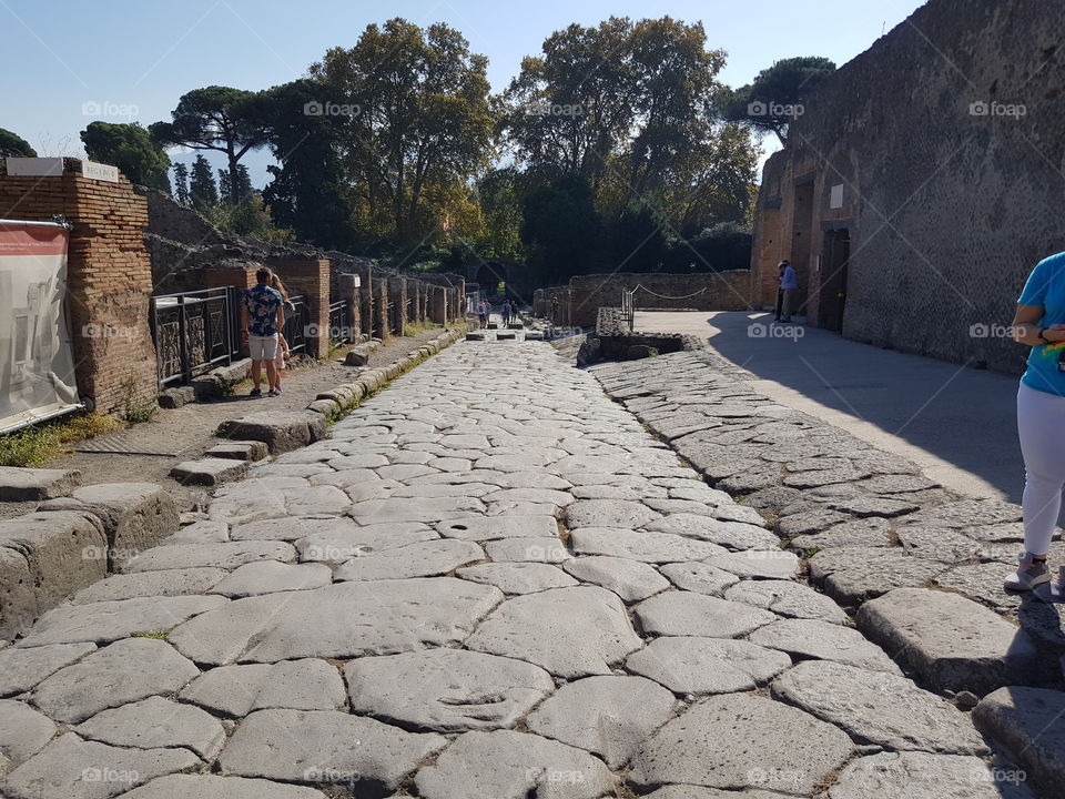 Pompei roman road