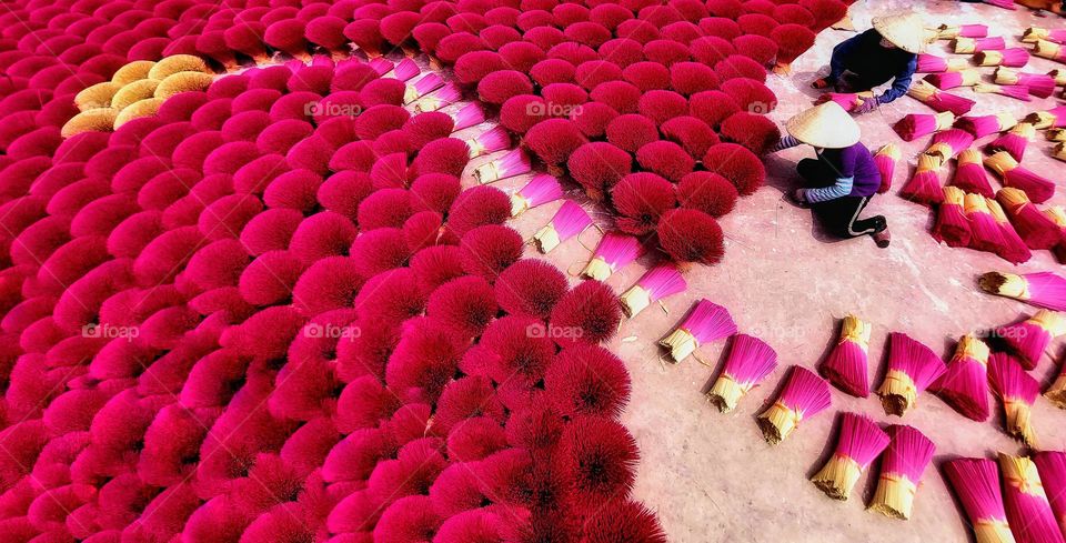 drying incense stick