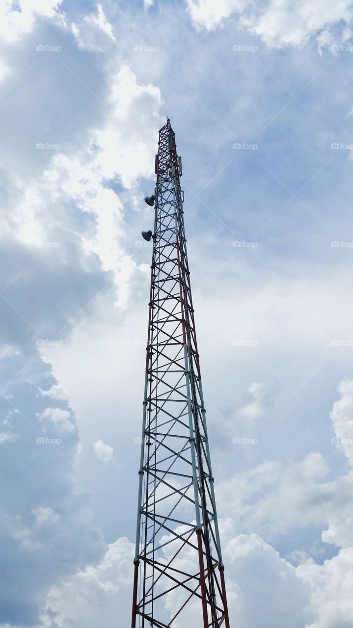 tower with blue sky background