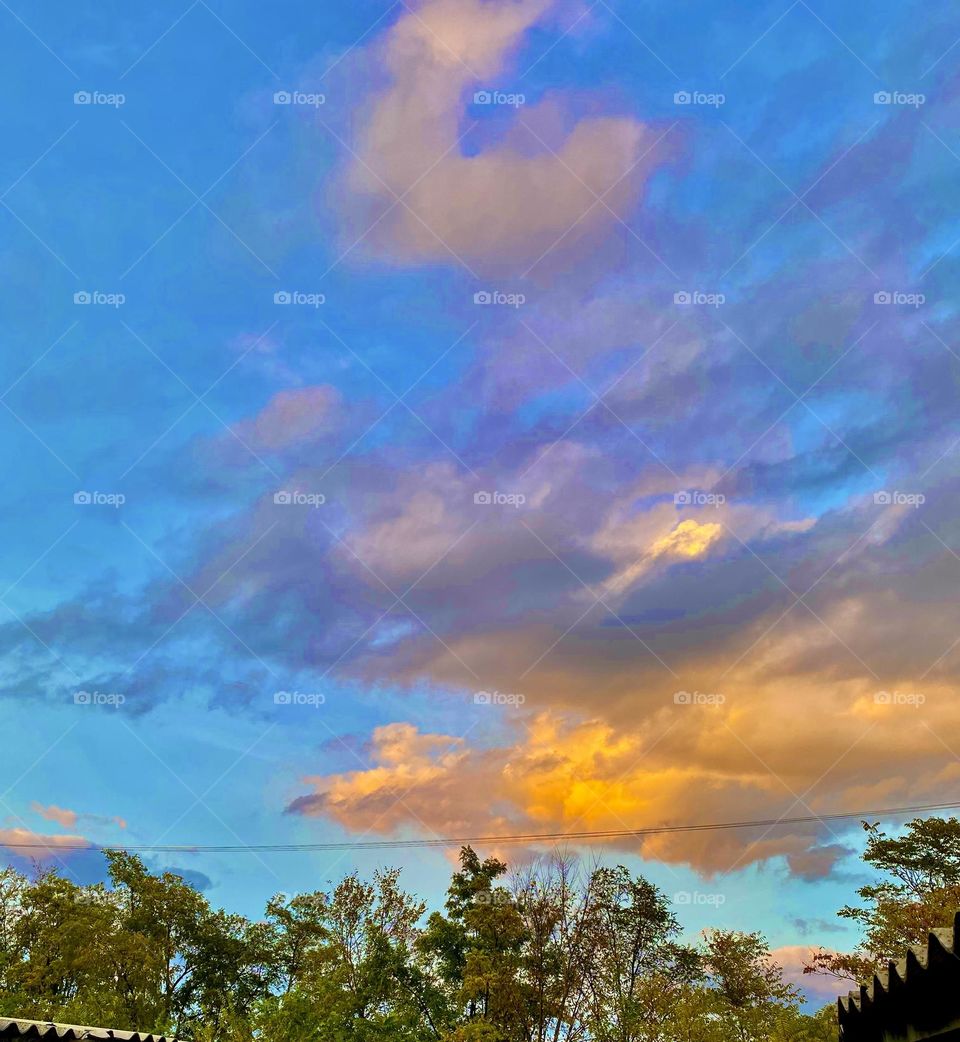 #sunset #park #sky
#Autumn #trees #