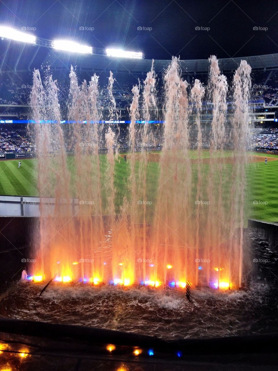 Fountain at the K