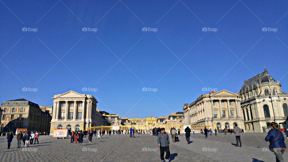 Blue Sky in Versailles