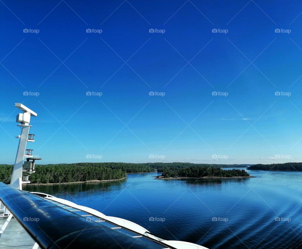 A boat trip in the Finnish archipelago