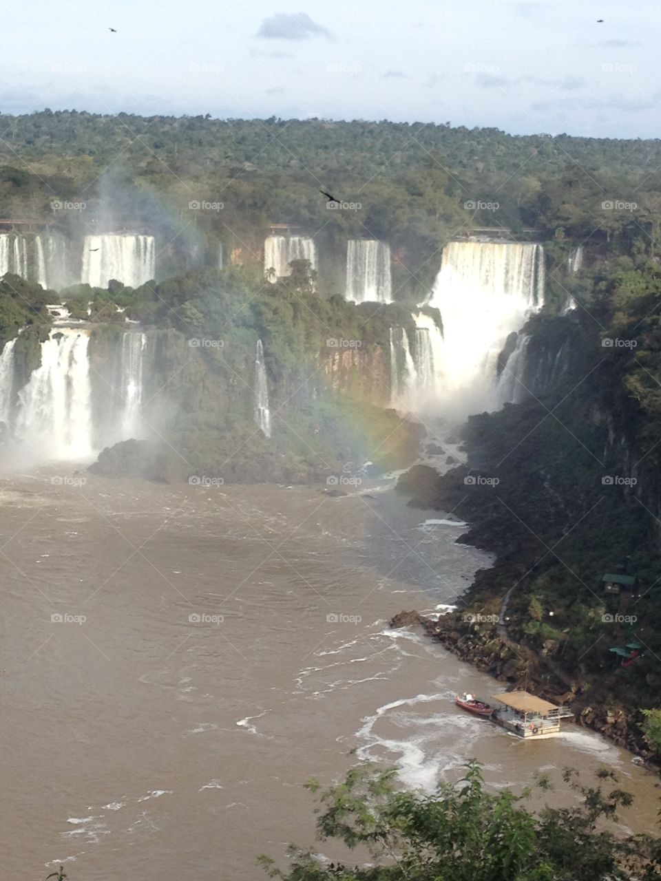 Rainbow at the Cataratas do Iguaçu - Paraná - Brasil 