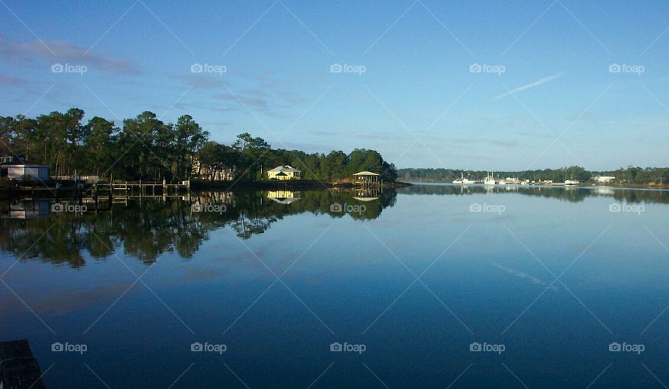 river reflections