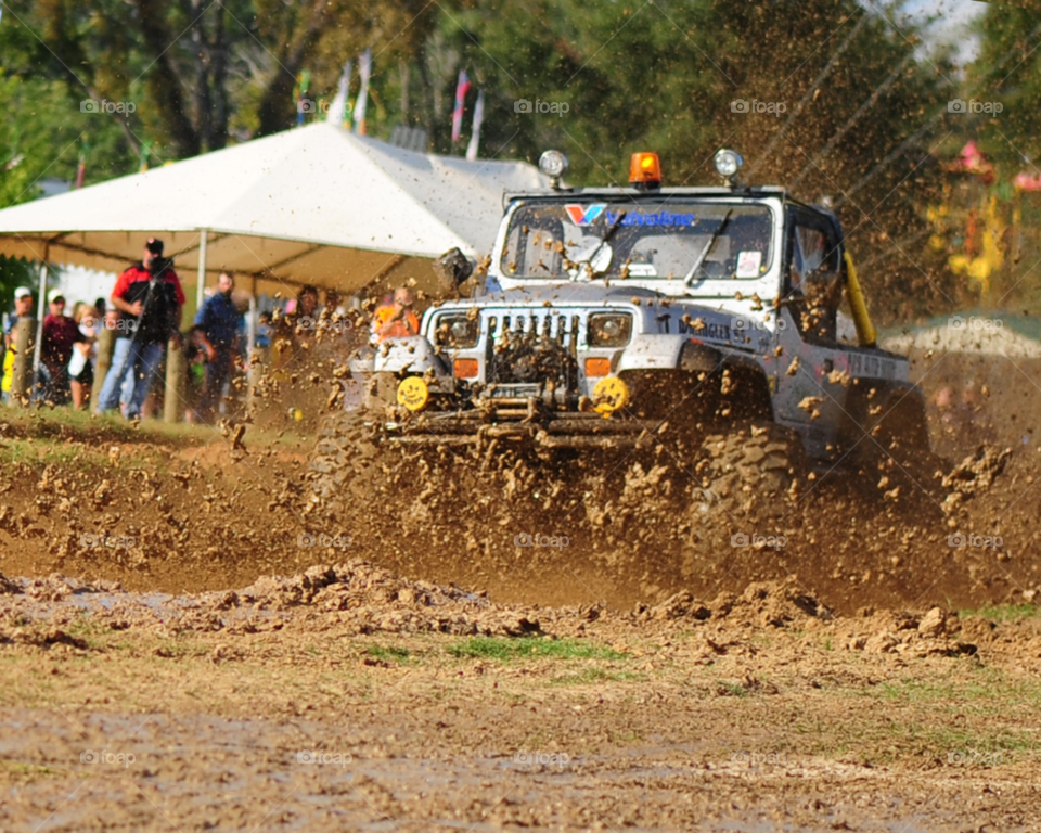 jeep truck mud mudding by lightanddrawing