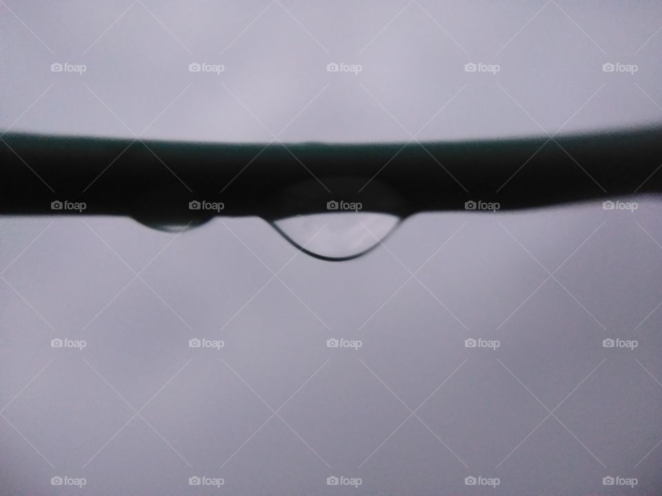 a beautiful sunset with rain