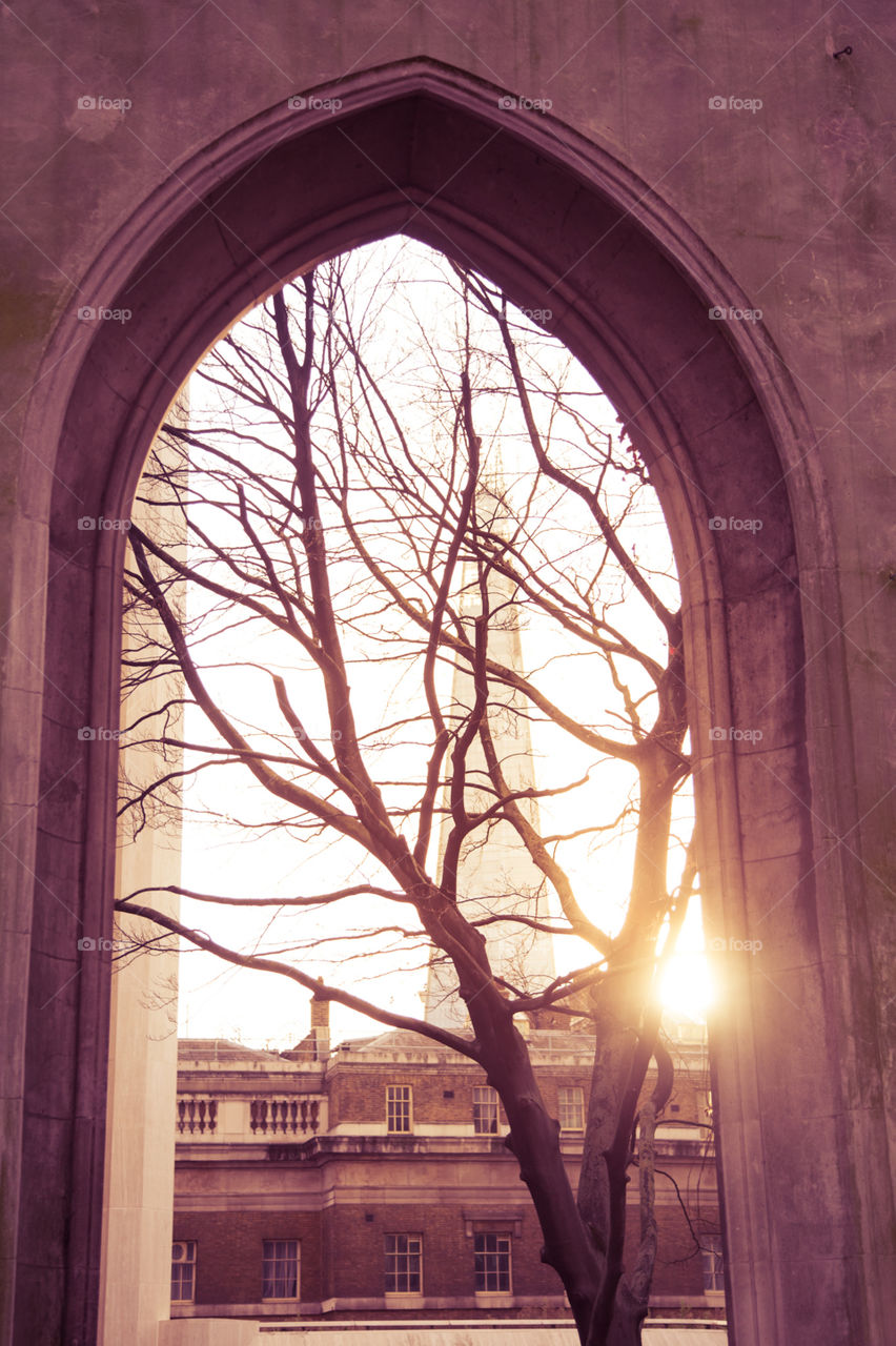 An old church in Central London