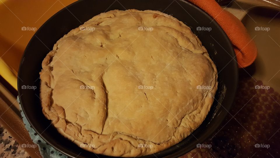 scacciata con formaggio