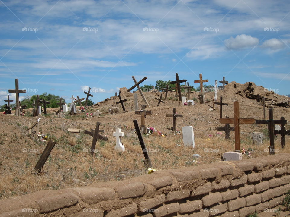 Graveyard in Taos