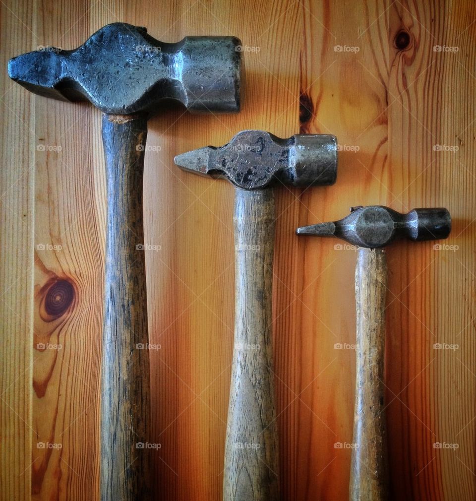 Three hammers