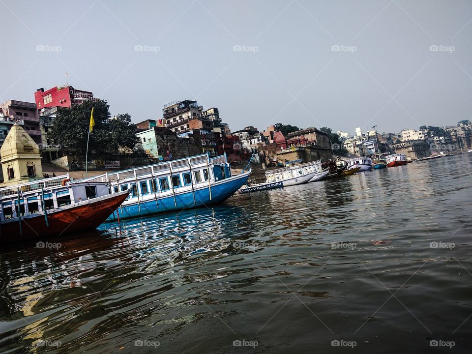 River view of Varanasi 