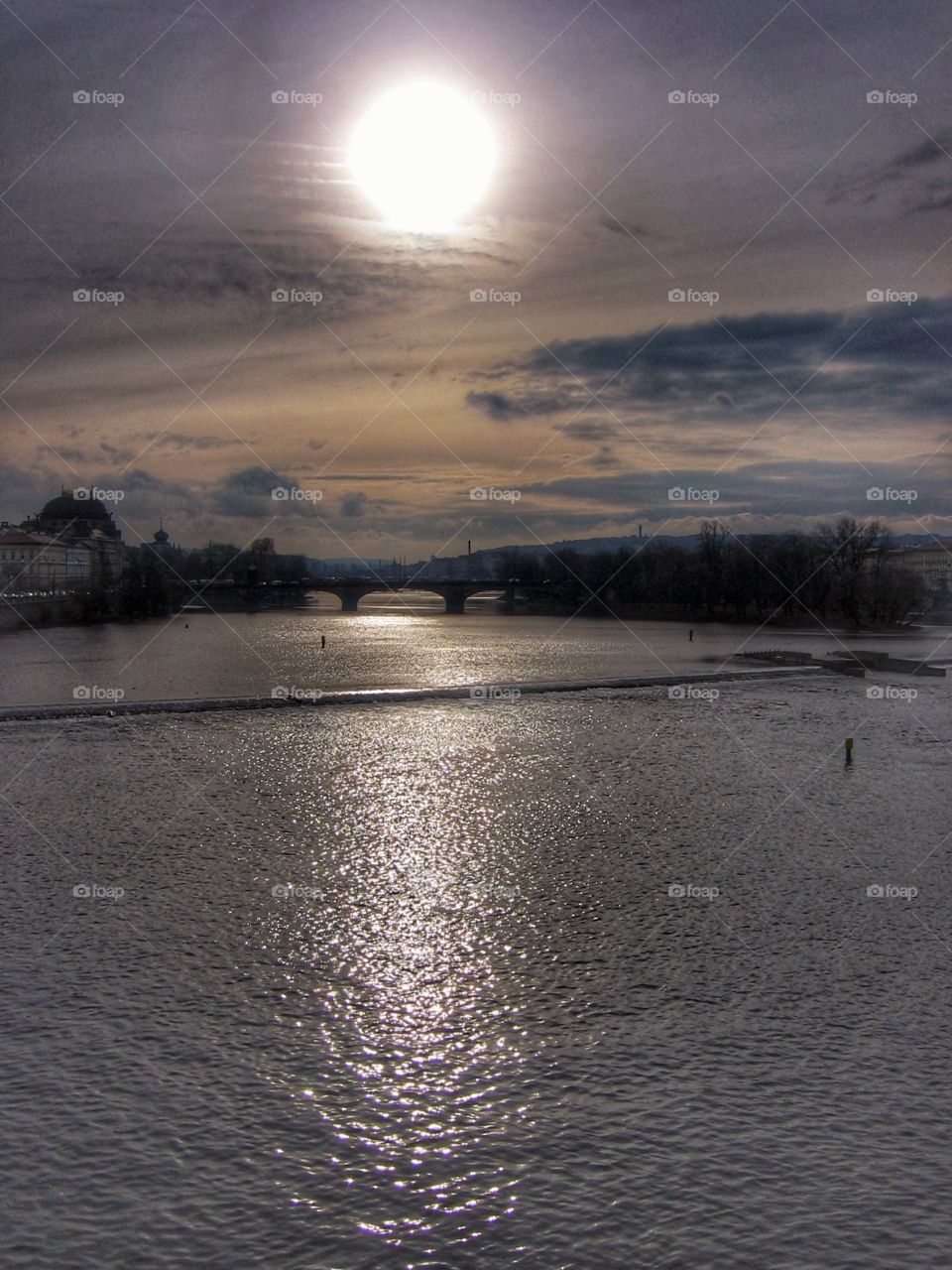 Prague, Czech Republic. The Vltava River