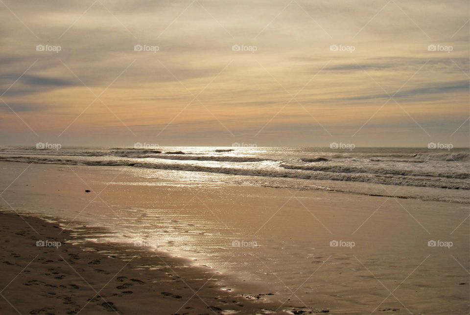 On the beach