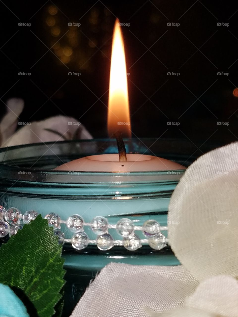 a candle in the dark