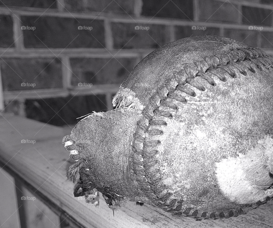 sports black and white baseball by Quincy