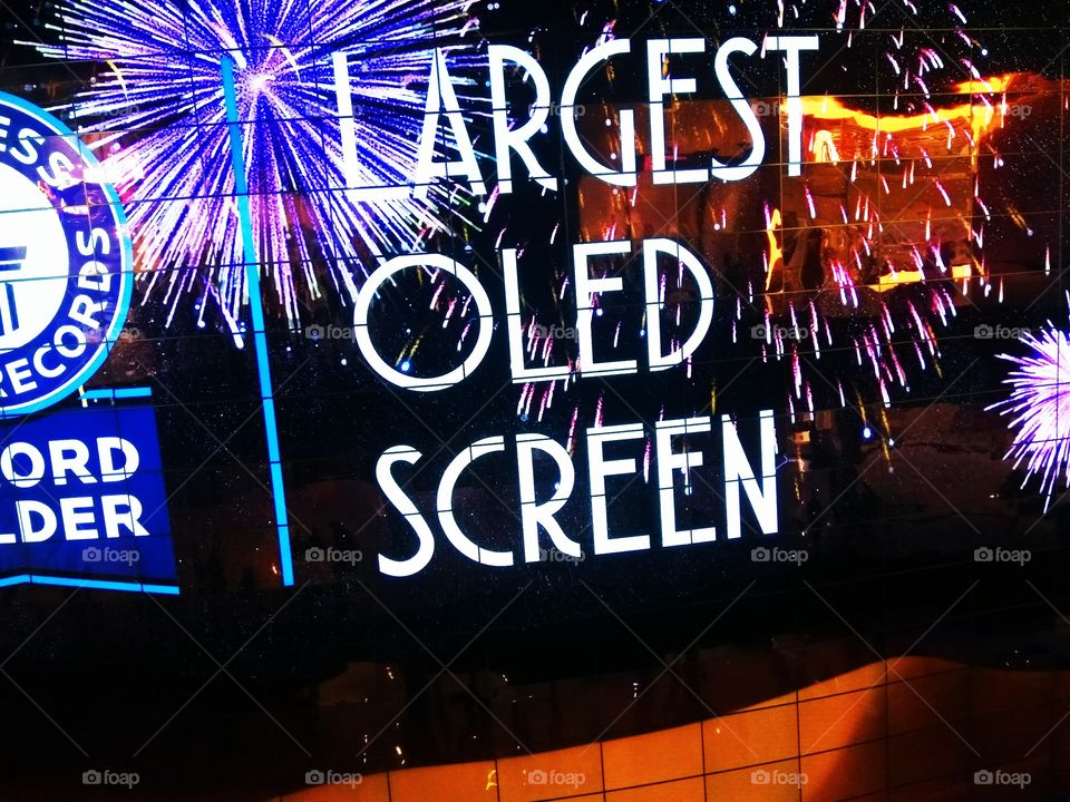 Largest oled screen