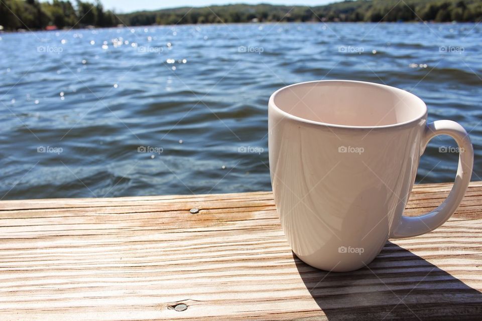Coffee by the water