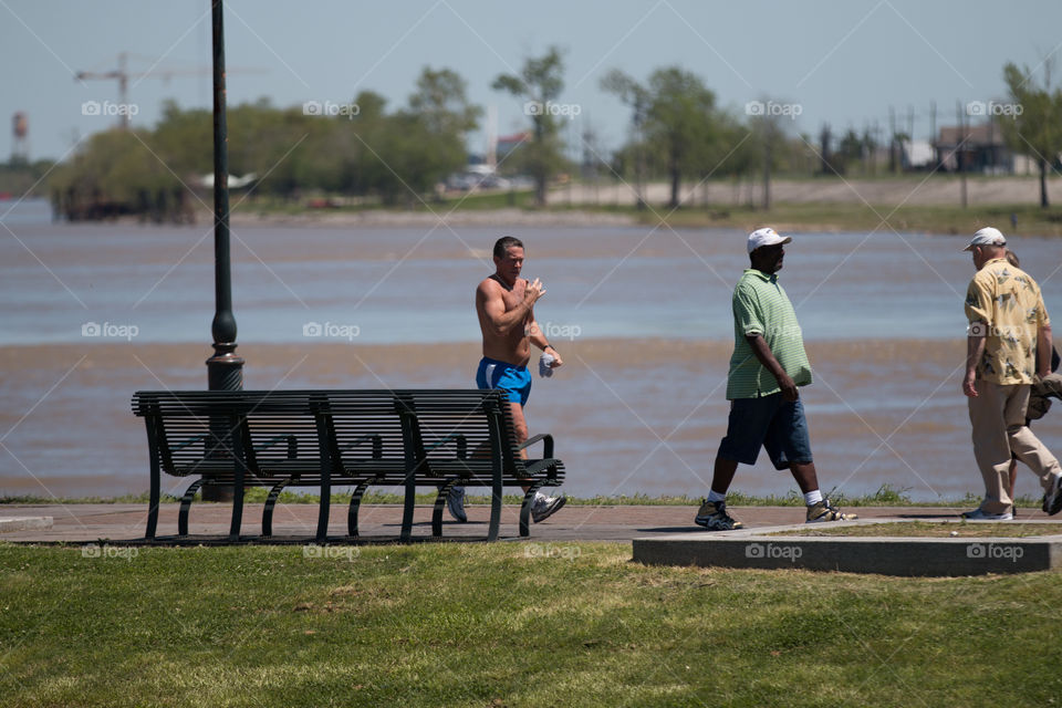 Tourist at park 