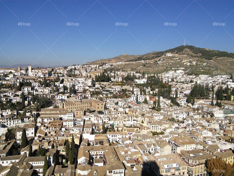 View of Granada from Alhambra