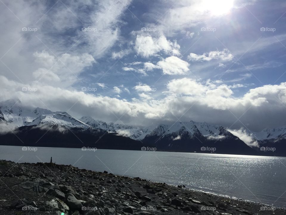 Seward, Alaska . Over the bay