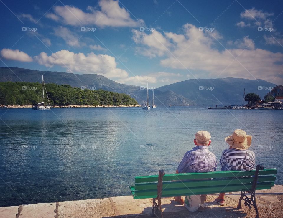 Watching the scenary together!