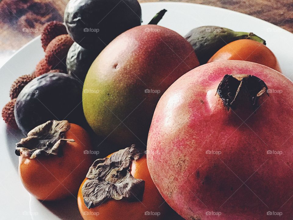 Exotic fruits 