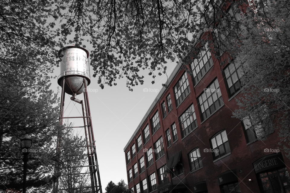 Water Tower, Red Brick