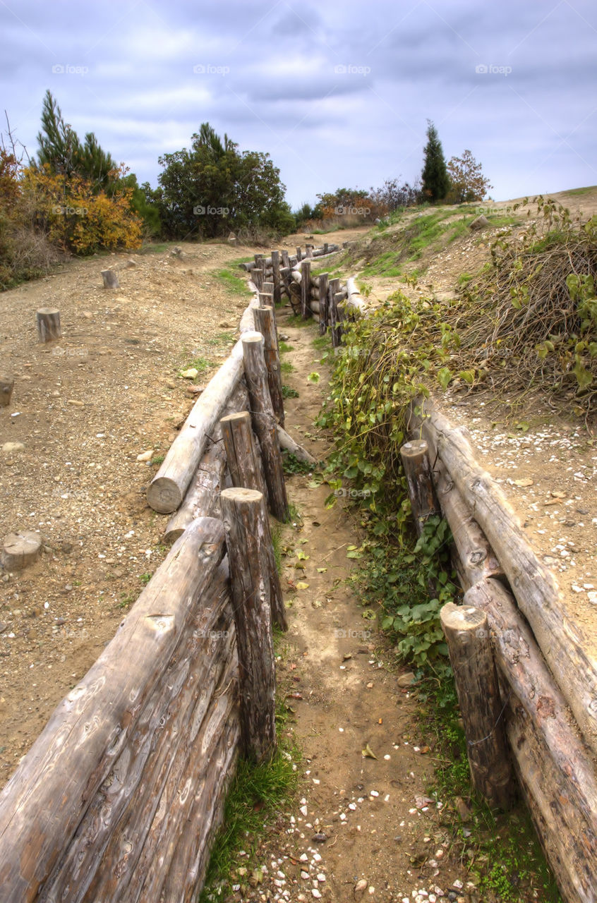 Trenches from Battle of Çanakkale