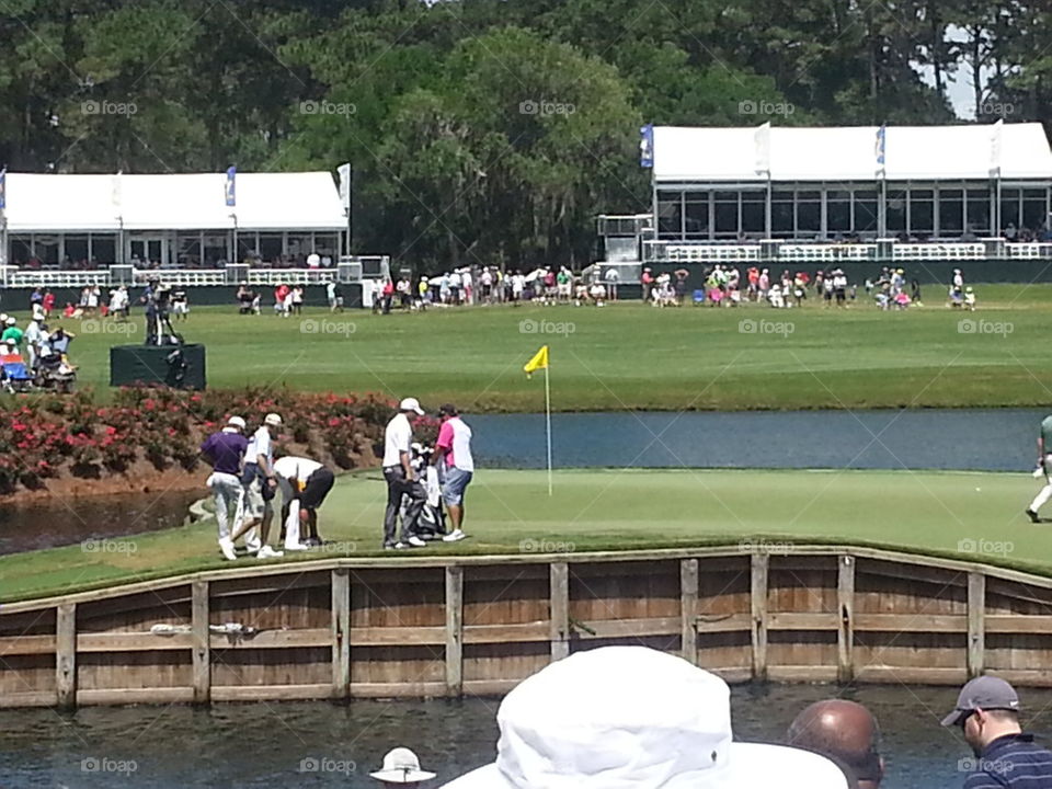 17th hole at the TPC